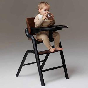 Стул для кормления Happy Baby "Charley", темное дерево